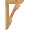 Ekena Millwork Olympic Slat Rough Sawn Bracket, Western Red Cedar, 4"W x 20"D x 32"H BKT04X20X32OLY06RWR - alternate 3